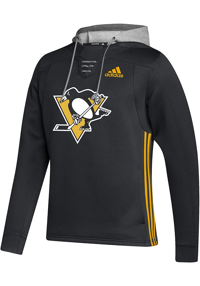 Adidas Pittsburgh Penguins Mens Black Skatelace Hood