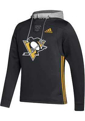 Adidas Pittsburgh Penguins Mens Black Skatelace Hood