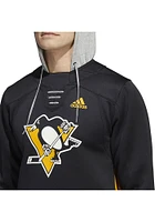 Adidas Pittsburgh Penguins Mens Black Skatelace Hood