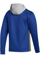 Adidas St Louis Blues Mens Blue Skatelace Long Sleeve Hoodie