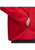 Adidas Chicago Blackhawks Mens Red Sport Long Sleeve Qtr Zip Pullover