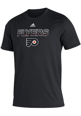 Adidas Philadelphia Flyers Black Sport Creator Short Sleeve T Shirt