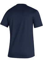 Adidas St Louis Blues Navy Blue Sport Creator Short Sleeve T Shirt
