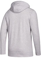Adidas Dallas Stars Mens Grey Fleece Hoodie Long Sleeve