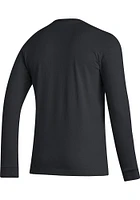 Adidas Pittsburgh Penguins Black Fresh Logo Long Sleeve T Shirt
