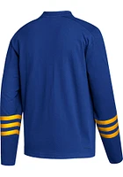 Adidas St Louis Blues Mens Blue Patch Logo Long Sleeve Fashion Sweatshirt