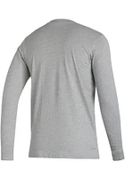 Adidas Dallas Stars Grey Right Winger Long Sleeve T Shirt