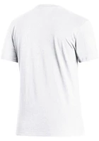 Adidas Louisville Cardinals Womens White Campus Short Sleeve T-Shirt
