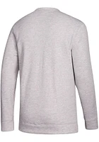 Adidas Kansas Jayhawks Mens Grey Depth Perception Long Sleeve Crew Sweatshirt