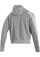 Adidas Kansas Jayhawks Mens Grey Lifestyle Long Sleeve Hoodie