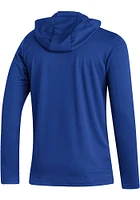 Adidas Kansas Jayhawks Mens Blue Stadium Hood