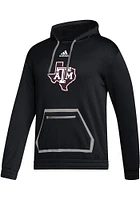 Adidas Texas A&M Aggies Mens Black Locker Logo Hood