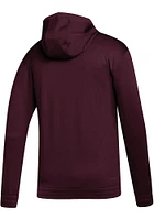 Adidas Texas A&M Aggies Mens Maroon Locker Wordmark Hood