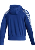 Adidas Kansas Jayhawks Mens Blue Fashion Long Sleeve Full Zip Jacket