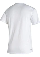 Adidas Texas A&M Aggies White Locker Wordmark Short Sleeve T Shirt