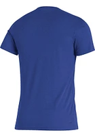Adidas Kansas Jayhawks Blue Clutch Buckets Short Sleeve T Shirt