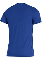 Adidas Kansas Jayhawks Blue Locker Seal Short Sleeve T Shirt