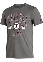 Adidas Texas A&M Aggies Charcoal Quad Legend Short Sleeve T Shirt