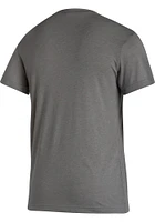 Adidas Kansas Jayhawks Grey Core Blend Short Sleeve T Shirt