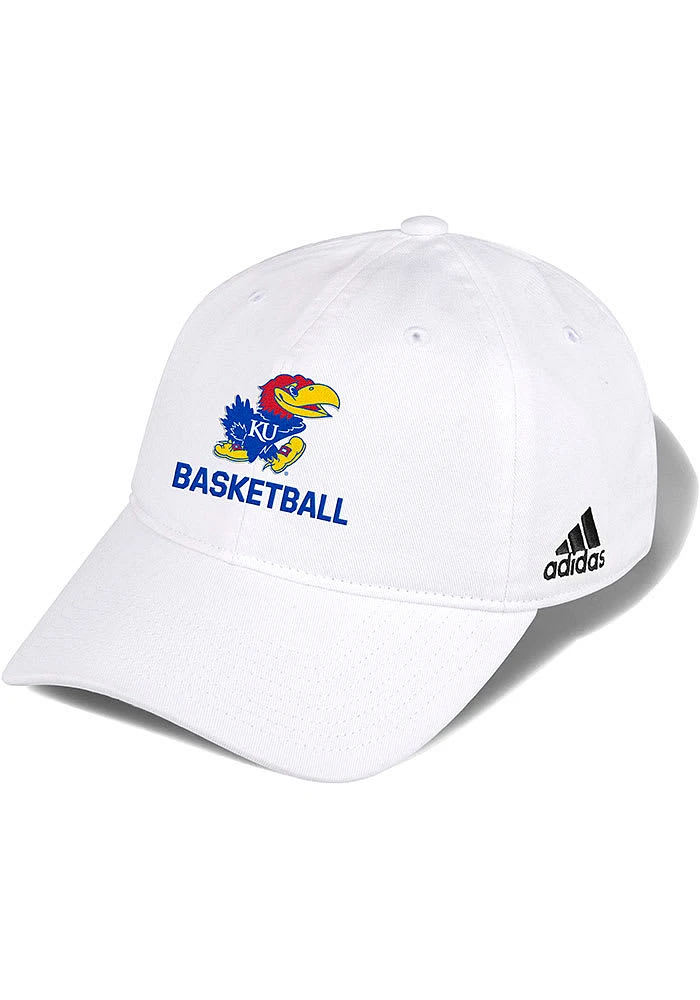 Adidas Kansas Jayhawks Basketball Washed Slouch Adjustable Hat