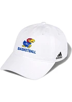 Adidas Kansas Jayhawks Basketball Washed Slouch Adjustable Hat
