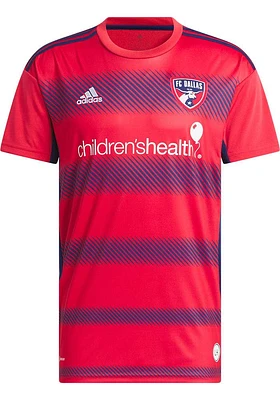 FC Dallas Mens Adidas Replica Soccer 2023 Home Jersey - Red