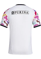 Adidas St Louis City SC Mens White PRIDE PRE MATCH Pre-match Jersey