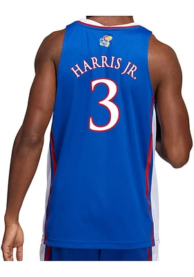Dajuan Harris Jr  Adidas Kansas Jayhawks Blue Replica Jersey