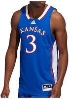 Dajuan Harris Jr  Adidas Kansas Jayhawks Blue Replica Jersey