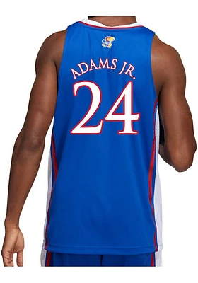 KJ Adams Jr  Adidas Kansas Jayhawks Blue Replica Jersey