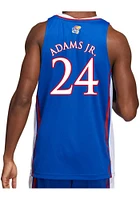 KJ Adams Jr  Adidas Kansas Jayhawks Blue Replica Jersey