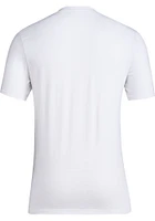 Adidas Indiana Hoosiers White Basketball Bench Short Sleeve T Shirt