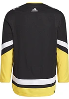 Adidas  Pittsburgh Penguins Mens Black Third Wordmark Hockey Jersey