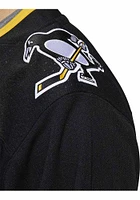 Adidas  Pittsburgh Penguins Mens Black Third Wordmark Hockey Jersey