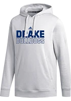 Adidas Drake Bulldogs Mens Fleece Long Sleeve Hoodie