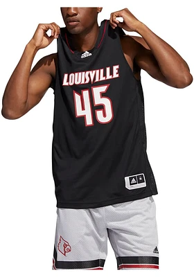 Adidas Louisville Cardinals Black Swingman Design Jersey