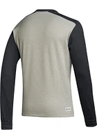 Adidas Louisville Cardinals Mens Grey Team Issue Long Sleeve Sweatshirt