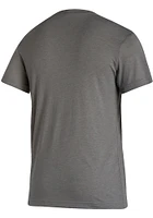 Adidas Indiana Hoosiers Grey Quad Legend Short Sleeve T Shirt