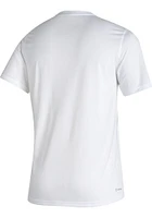 Adidas Kansas Jayhawks White Salute To Service Short Sleeve T Shirt