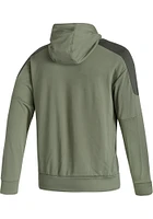 Adidas Kansas Jayhawks Mens Olive Salute To Service Hood