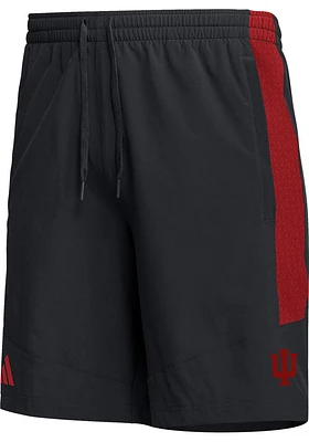 Adidas Indiana Hoosiers Mens Black Woven Shorts