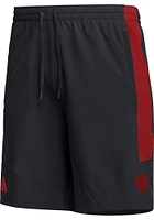Adidas Indiana Hoosiers Mens Black Woven Shorts