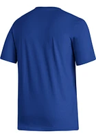 Adidas Kansas Jayhawks Blue True Focus Short Sleeve T Shirt