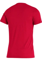 Adidas Indiana Hoosiers Crimson Number 2 Stencil Short Sleeve T Shirt