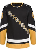 Adidas Kris Letang Pittsburgh Penguins Mens Black THIRD Hockey Jersey