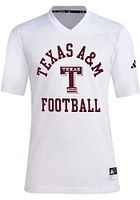 Adidas Texas A&M Aggies White Tailgate Football Jersey
