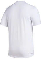 Adidas Texas A&M Aggies White Locker Spray Cross Country Short Sleeve T Shirt