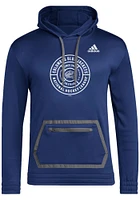 Adidas Columbus Blue Jackets Mens Navy Around Here Hood