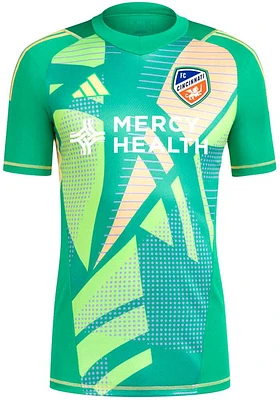 FC Cincinnati Mens Adidas Replica Soccer Tiro Goalkeeper Jersey - Green