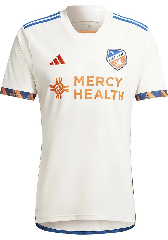 FC Cincinnati Mens Adidas Replica Soccer Away Jersey - White